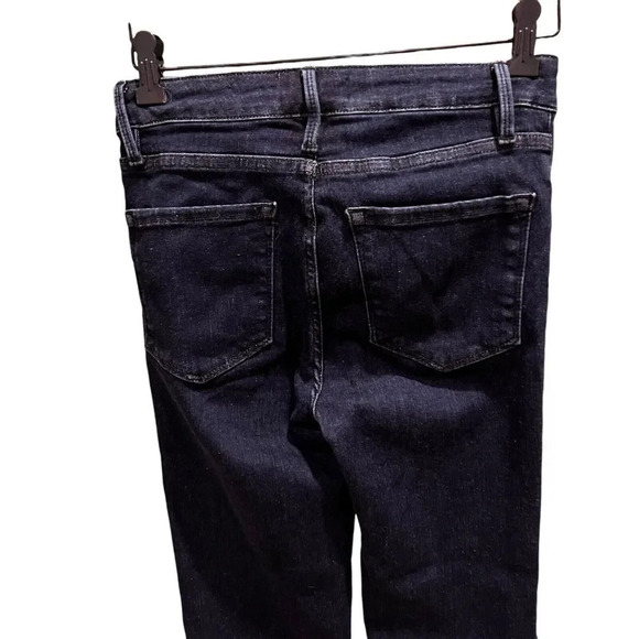 Frame Le Women’s Crop Mini Boot Black Denim Jeans Women Size 1 - Picture 6 of 12